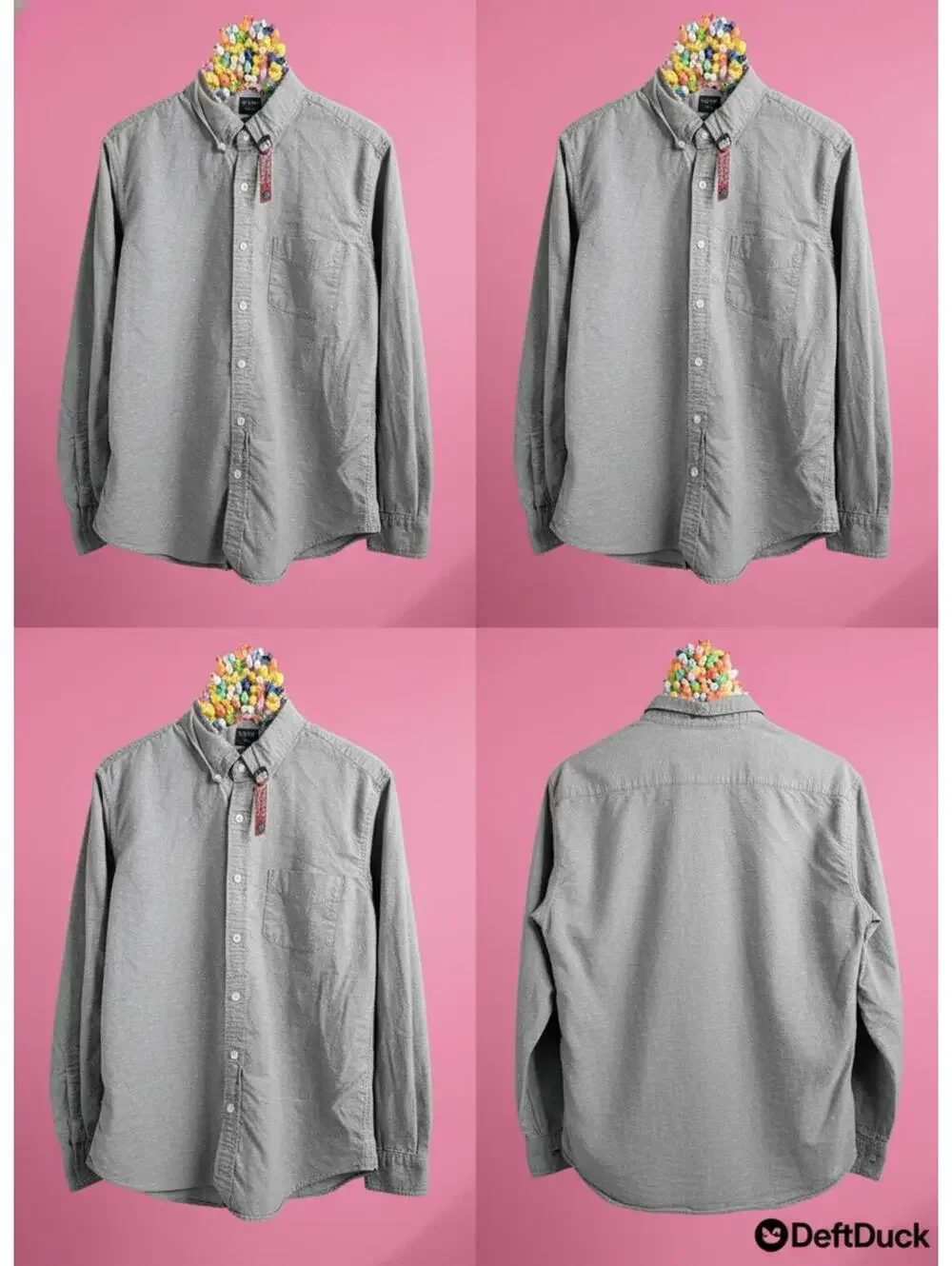 J.Crew Classic Gray Button-Down Shirt - Timeless Style by J.Crew
